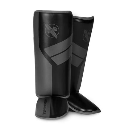 Espinilleras para Niño Hayabusa S4 (Negro / Gris) (Disponible por Encargo)