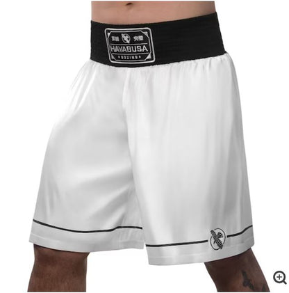 Fightshorts de Boxeo Hayabusa Pro (Blanco) (Disponible por Encargo)
