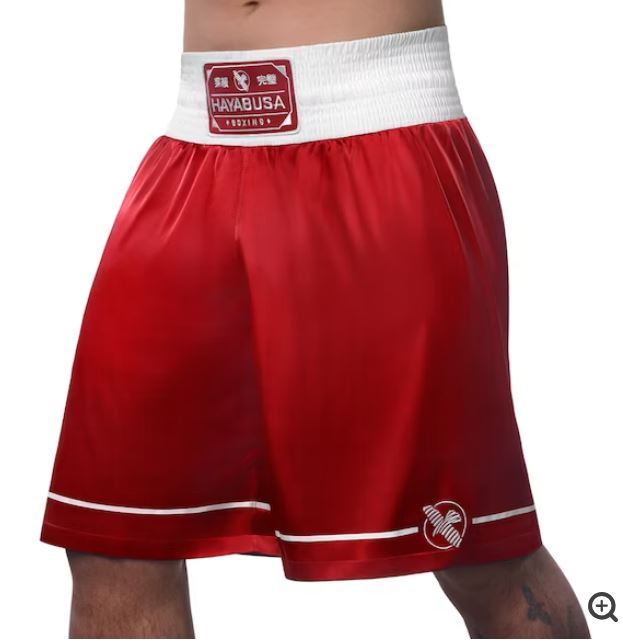 Fightshorts de Boxeo Hayabusa Pro (Rojo) (Disponible por Encargo)