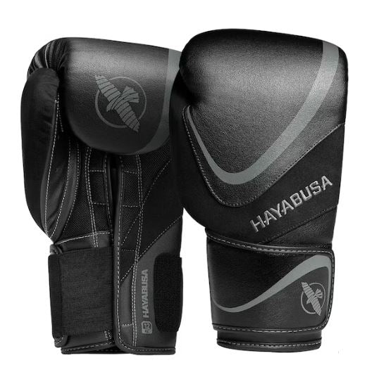 Guantes de Box Hayabusa H5 (Negro / Gris) (Disponible por Encargo)