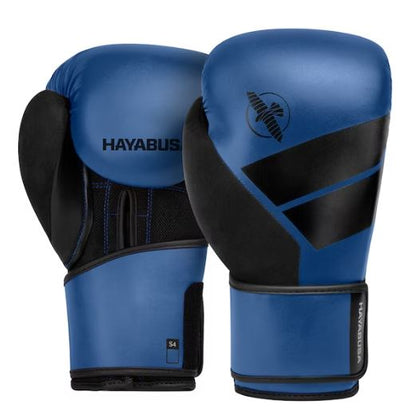 Guantes de Box Hayabusa S4 (Azul / Negro) (Disponible por Encargo)