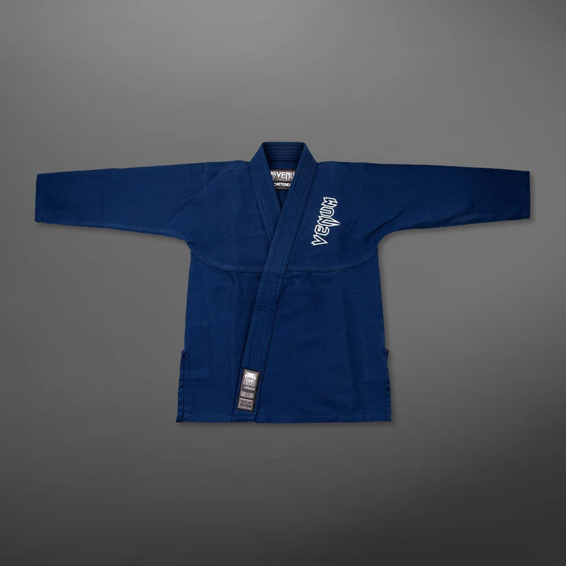 Uniforme de Jiujitsu Brasileño Venum Contender para Niño (Azul Naval) (Disponible por Encargo)