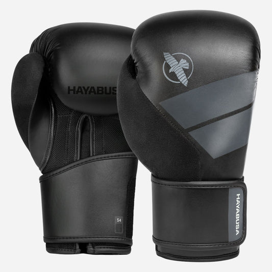 Guantes de Box Hayabusa S4 (Negro / Gris) (Disponible por Encargo)