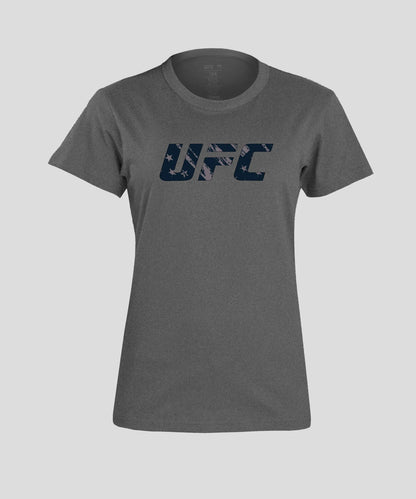 Camiseta Venum UFC para Mujer Unrivaled Justin Gaethje (Gris) (Disponible por Encargo)