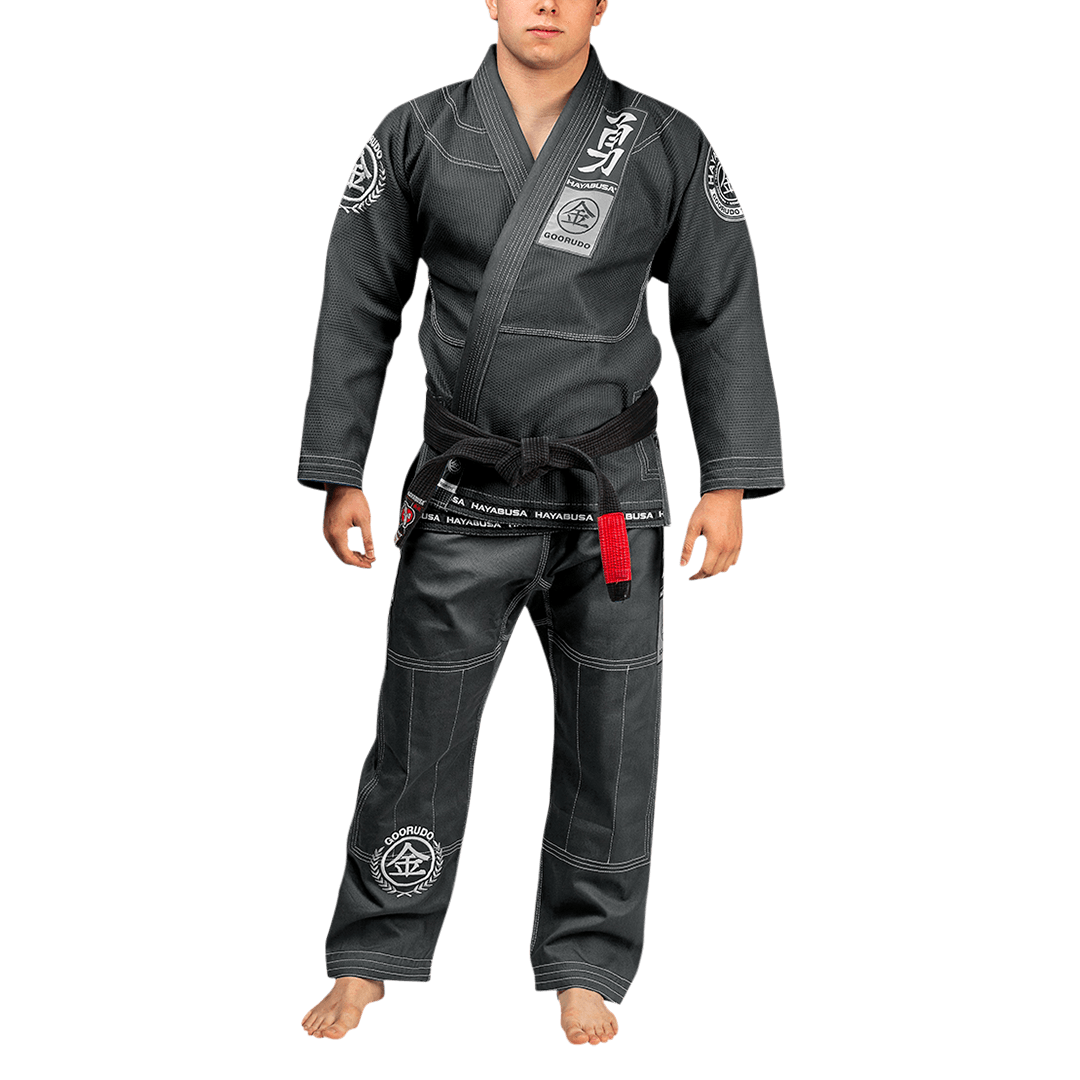 Uniforme de Jiujitsu Brasileño Hayabusa Goorudo 3 (Gris) (Disponible por Encargo)