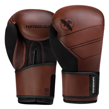 Guantes de Box Hayabusa S4 (Cuero) (Café) (Disponible por Encargo)