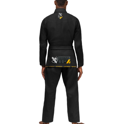 Uniforme de Jiujitsu Brasileño Liviano Hayabusa Ascend (Negro) (Disponible por Encargo)
