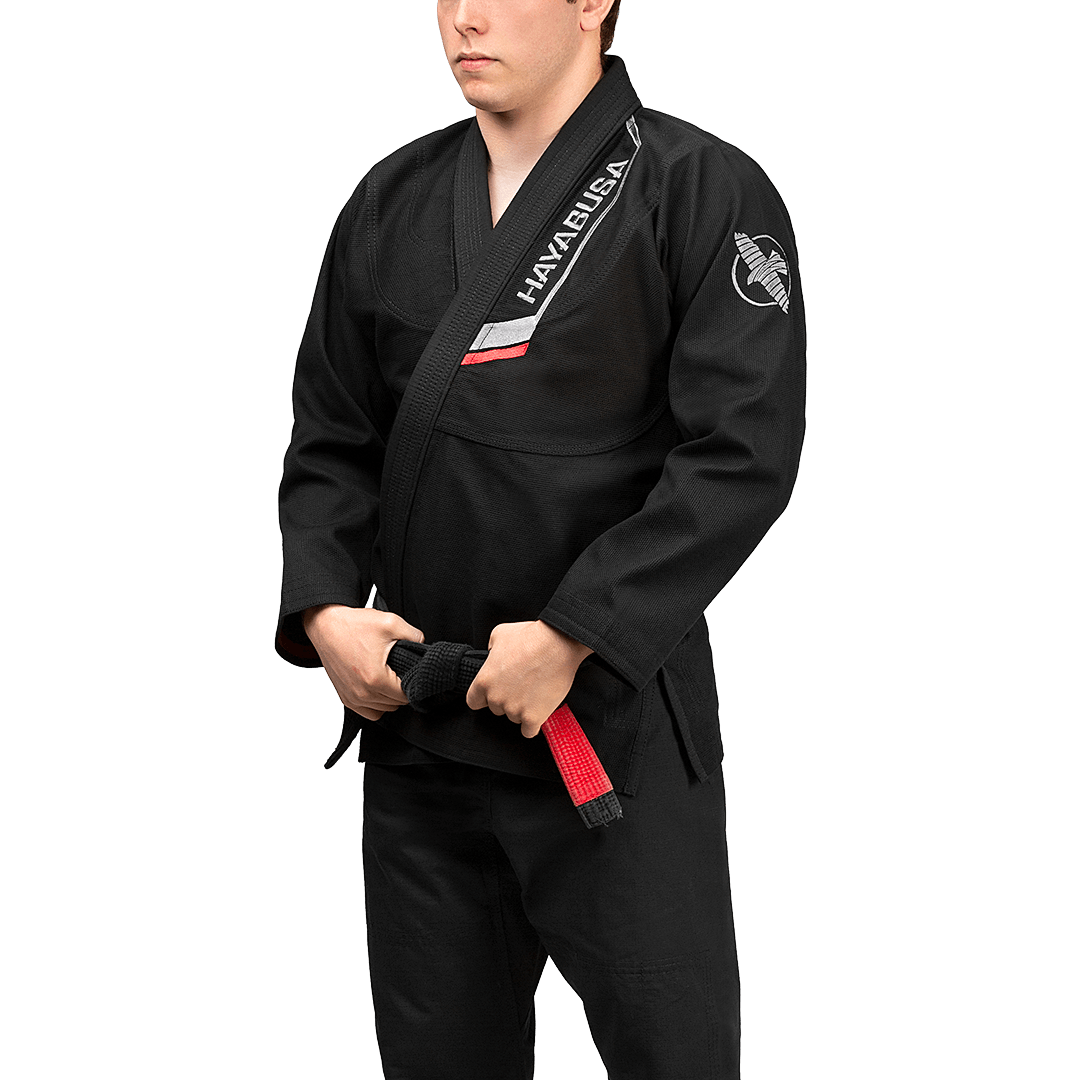 Uniforme de Jiujitsu Brasileño Liviano Hayabusa Ultra-Lightweight (Negro) (Disponible por Encargo)