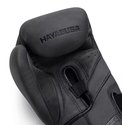 Guantes de Box Hayabusa T3 de Cuero de Lujo (Negro) (Disponible por Encargo)
