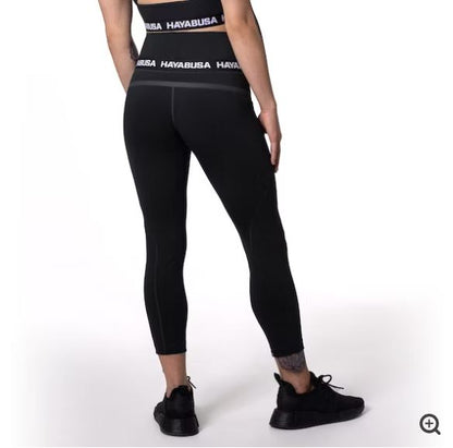 Licras de Entrenamiento Hayabusa Rise 3/4 (Negro) (Disponible por Encargo)