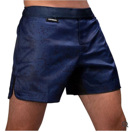 Fightshorts Hayabusa Hexagon (Cortos) (Azul) (Disponible por Encargo)