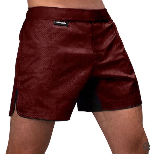 Fightshorts Hayabusa Hexagon (Cortos) (Rojo) (Disponible por Encargo)