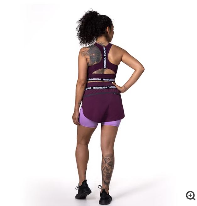 Sports Bra Hayabusa Crossback (Morado) (Disponible por Encargo)