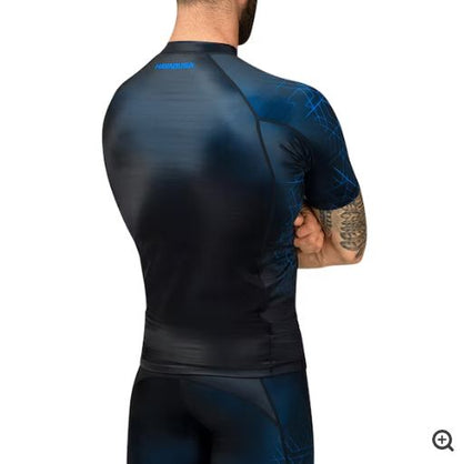 Rashguard Manga Corta Hayabusa Geo (Azul) (Disponible por Encargo)