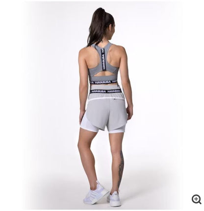 Sports Bra Hayabusa Crossback (Gris) (Disponible por Encargo)