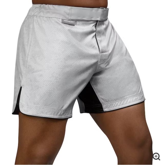Fightshorts Hayabusa Hexagon (Cortos) (Blanco) (Disponible por Encargo)