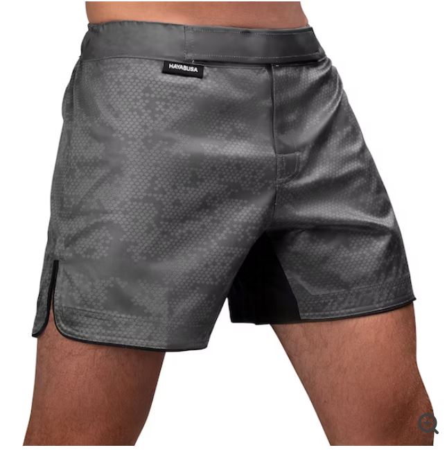 Fightshorts Hayabusa Hexagon (Cortos) (Gris) (Disponible por Encargo)