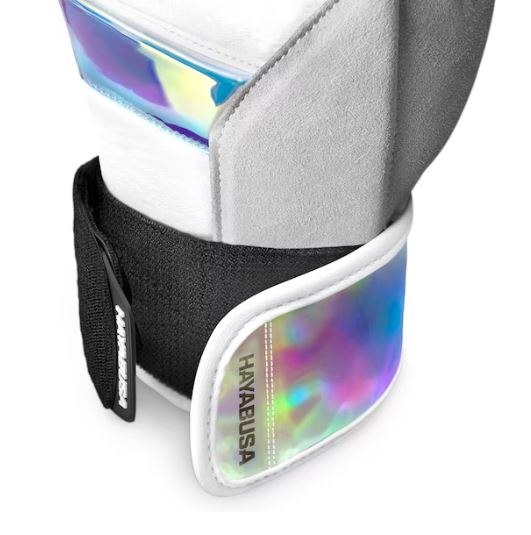 Guantes de Box Hayabusa T3 (Blanco / Plateado) (Disponible por Encargo)