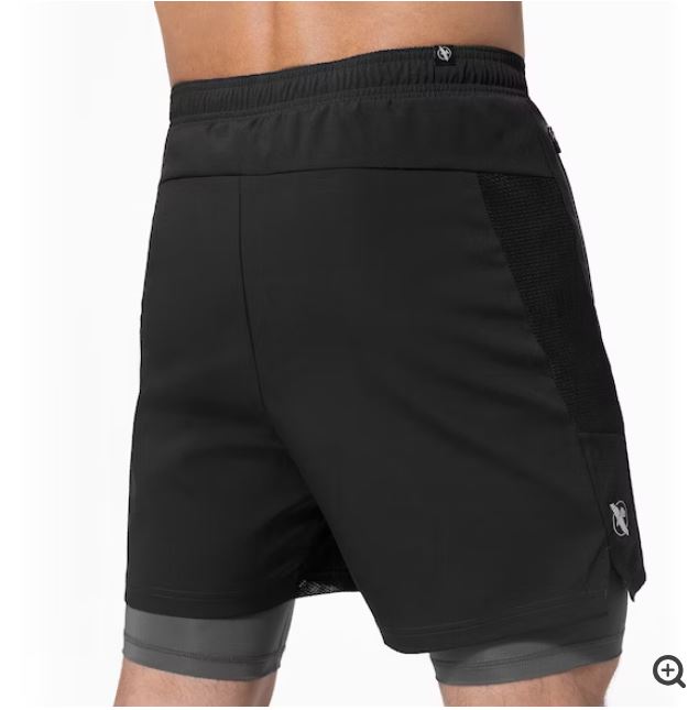 Shorts Hayabusa Performance (Negro / Gris) (Disponible por Encargo)
