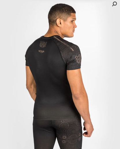 Rashguard Manga Corta Venum Santa Muerte Dark Side (Disponible por Encargo)