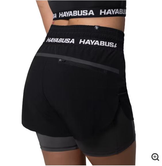 Shorts de Entrenamiento Hayabusa Performance (Negro) (Disponible por Encargo)