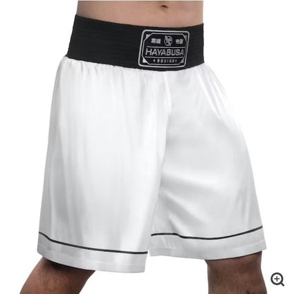 Fightshorts de Boxeo Hayabusa Pro (Blanco) (Disponible por Encargo)