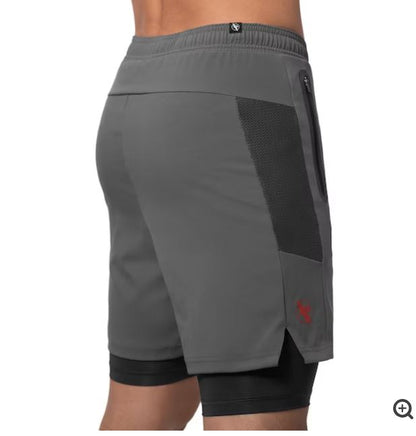 Shorts Hayabusa Performance (Gris / Negro) (Disponible por Encargo)