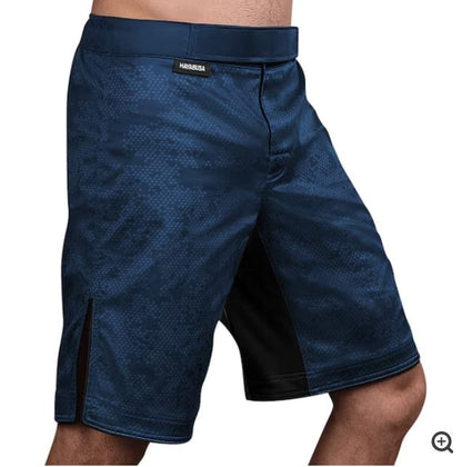 Fightshorts Hayabusa Hexagon (Largos) (Azul) (Disponible por Encargo)