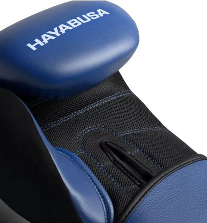 Guantes de Box Hayabusa S4 (Cuero) (Azul / Negro) (Disponible por Encargo)