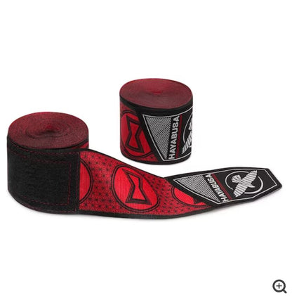 Vendas Hayabusa Perfect Stretch Edición Black Widow (Marvel) (Disponible por Encargo)