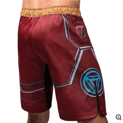 Fightshorts Hayabusa Edición Iron Man (Marvel) (Disponible por Encargo)