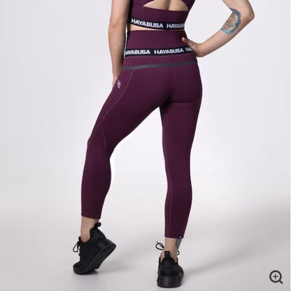 Licras de Entrenamiento Hayabusa Rise 3/4 (Morado) (Disponible por Encargo)