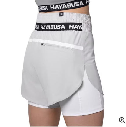 Shorts de Entrenamiento Hayabusa Performance (Gris Claro) (Disponible por Encargo)