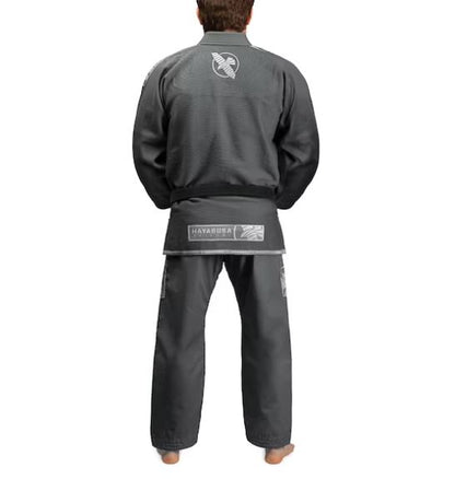 Uniforme de Jiujitsu Brasileño Liviano Hayabusa Lightweight (Gris) (Disponible por Encargo)