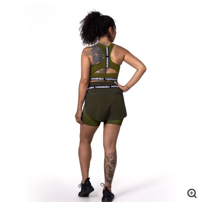 Sports Bra Hayabusa Crossback (Verde) (Disponible por Encargo)