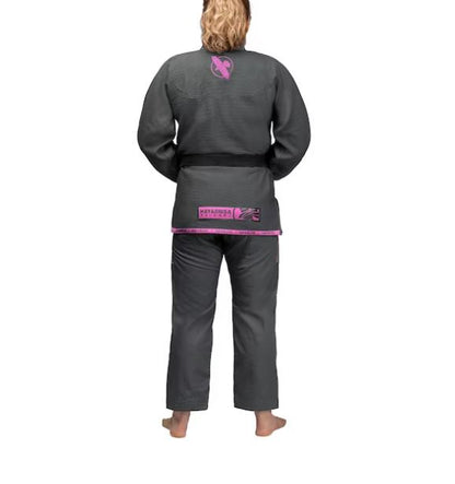 Uniforme de Jiujitsu Brasileño Liviano Hayabusa Lightweight (Gris / Rosado) (Disponible por Encargo)