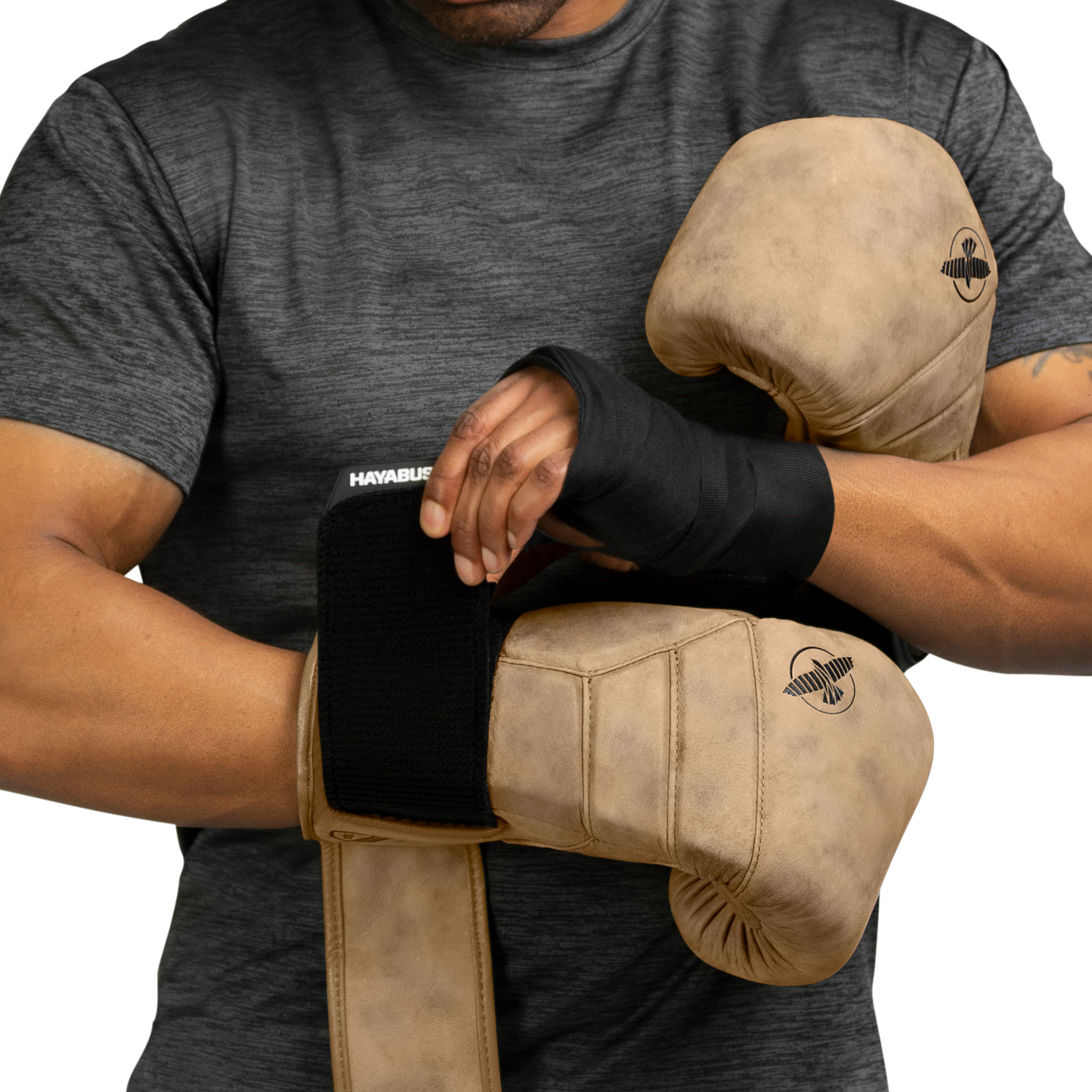 Guantes de Box Hayabusa T3 de Cuero de Lujo (Crema) (Disponible por Encargo)