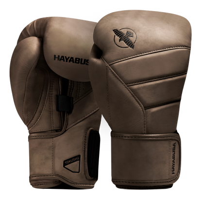 Guantes de Box Hayabusa T3 de Cuero de Lujo (Café) (Disponible por Encargo)