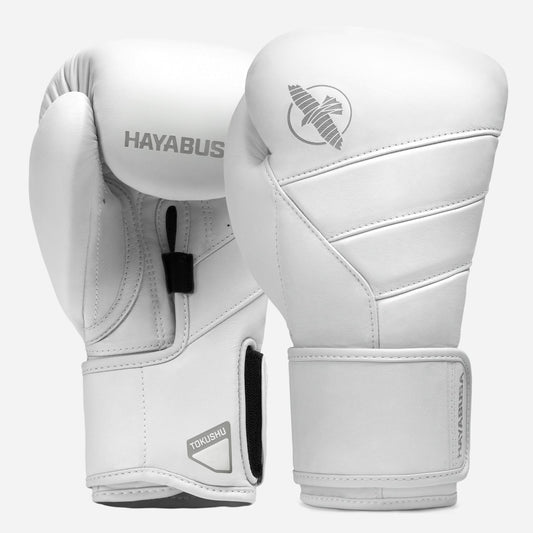 Guantes de Box Hayabusa T3 Kanpeki (Cuero) (Blanco) (Disponible por Encargo)