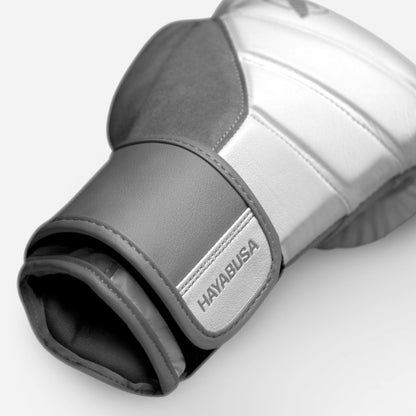 Guantes de Box Hayabusa T3 (Blanco / Gris) (Disponible por Encargo)