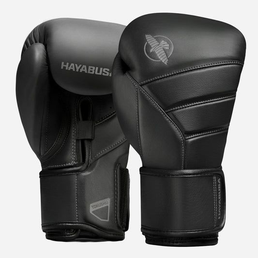 Guantes de Box Hayabusa T3 Kanpeki (Cuero) (Negro) (Disponible por Encargo)