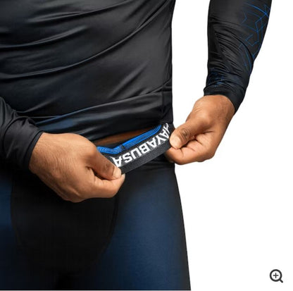 Spats (Licra Larga) Hayabusa Geo (Azul) (Disponible por Encargo)