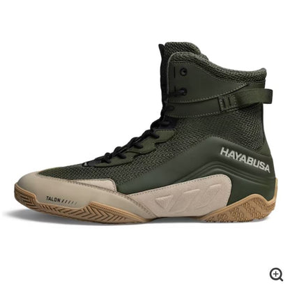 Zapatos de Box Hayabusa Talon (Verde / Caqui) (Disponible por Encargo)