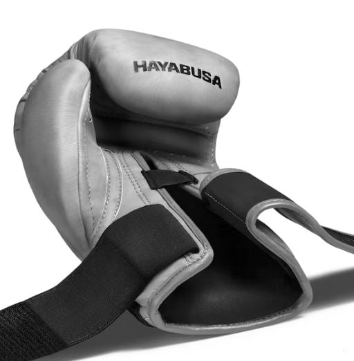 Guantes de Box Hayabusa T3 de Cuero de Lujo (Gris) (Disponible por Encargo)