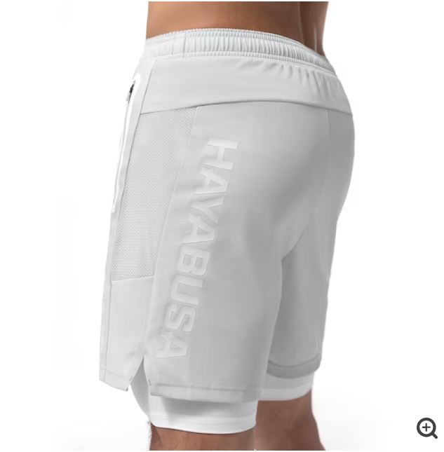 Shorts Hayabusa Performance (Gris claro) (Disponible por Encargo)