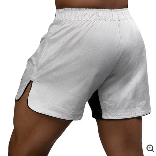 Fightshorts Hayabusa Hexagon (Cortos) (Blanco) (Disponible por Encargo)