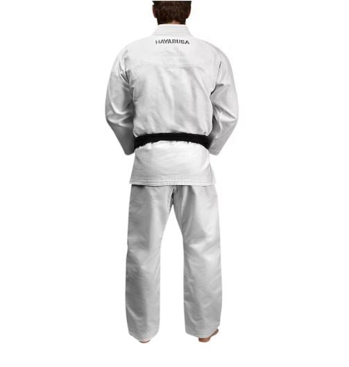 Uniforme de Jiujitsu Brasileño Liviano Hayabusa Ultra-Lightweight (Blanco) (Disponible por Encargo)
