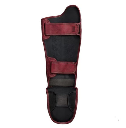 Espinilleras de Cuero Hayabusa T3 LX Edición Striking (Rojo) (Disponible por Encargo)