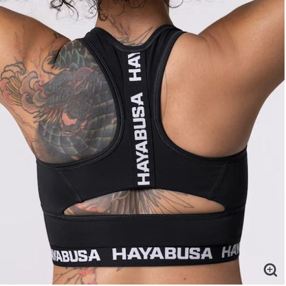 Sports Bra Hayabusa Crossback (Negro) (Disponible por Encargo)