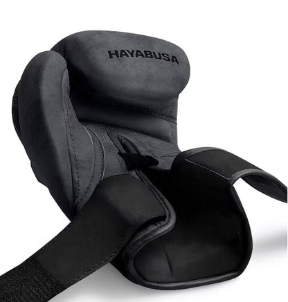 Guantes de Box Hayabusa T3 de Cuero de Lujo (Negro) (Disponible por Encargo)
